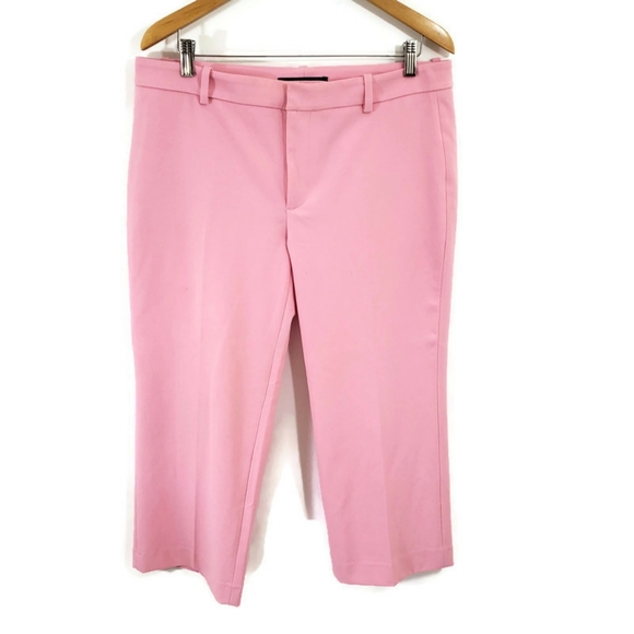Zara Woman Pink Cropped Dress Pants - Picture 2 of 11